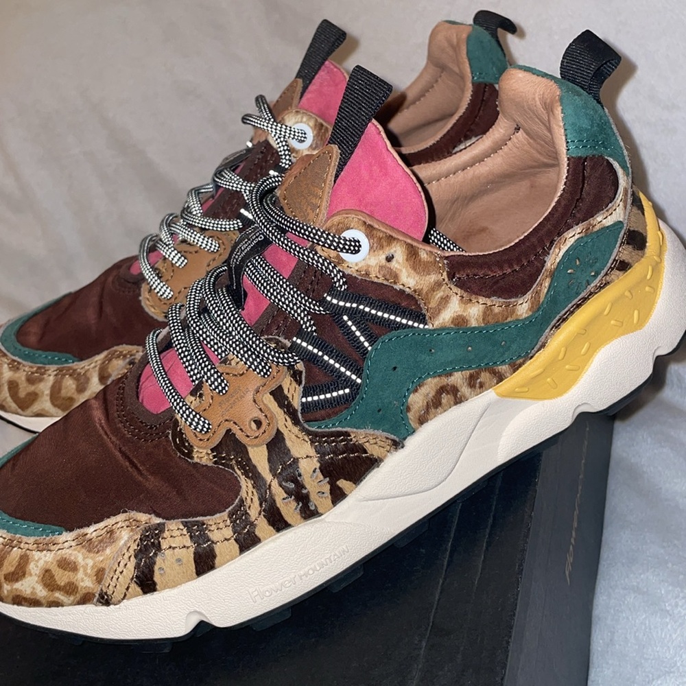 NWT Flower Mountain YAMANO 3 UNI Suede and Technical Fabric Sneakers - Picture 16 of 16